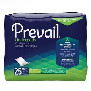 NEW Prevail Fluff Underpads 25 Count NWT